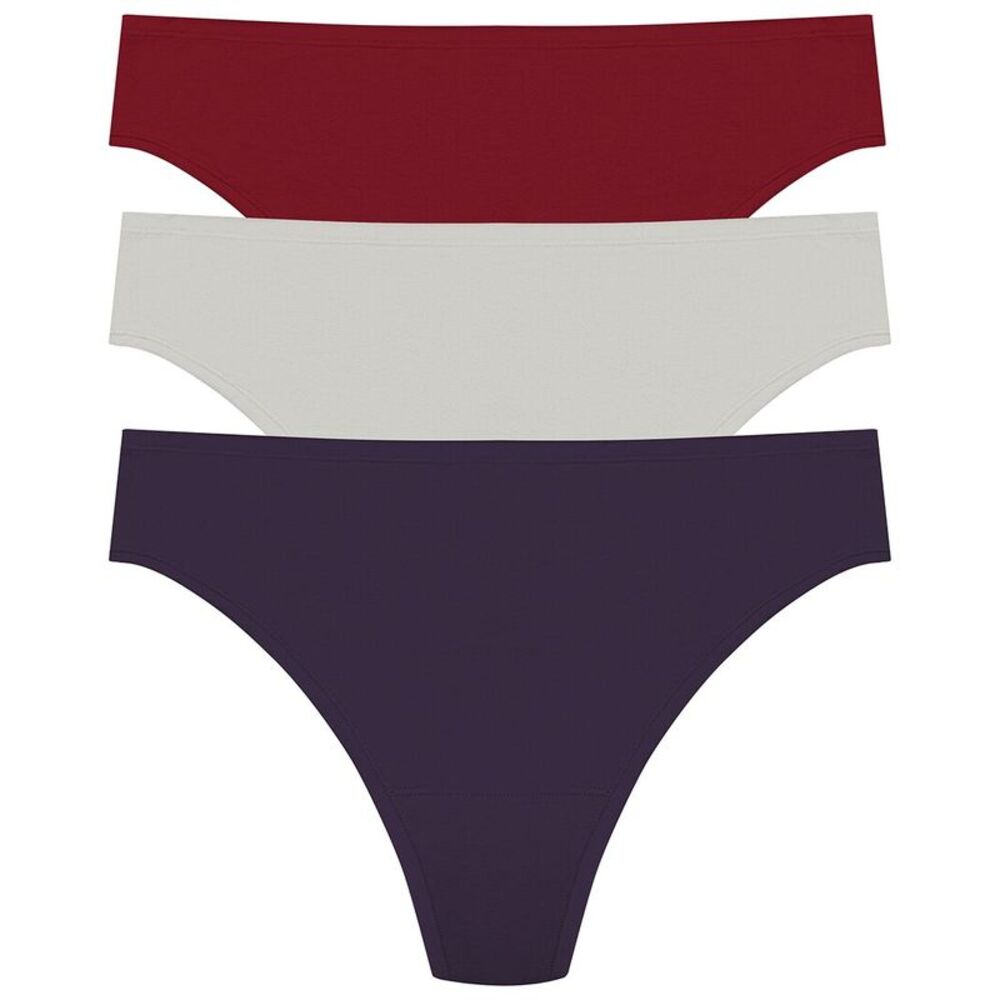 Natori Womens  3Pk Bliss Bare Thong